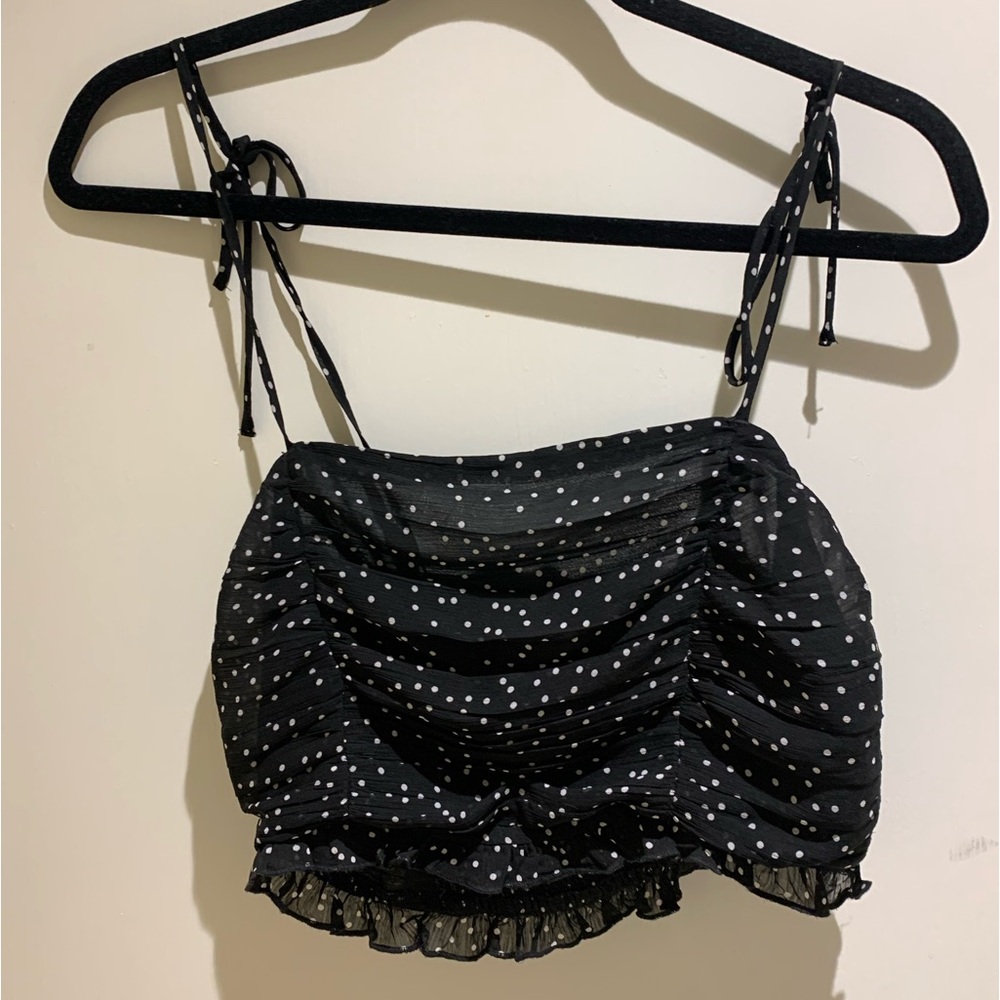 Glassons polka dot skirt and top SET
